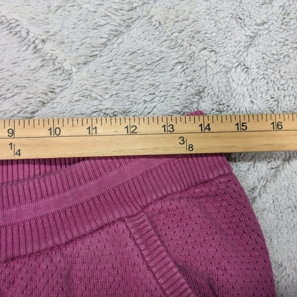 Tommy John Joggers Women's M Pink Berry Sweater Lounge Ribbed Texture - Picture 4 of 11